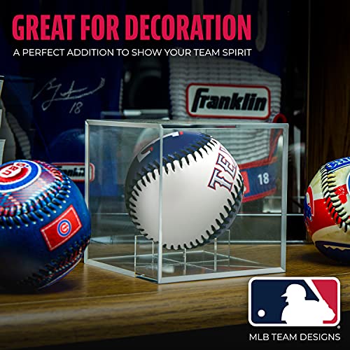 Franklin Sports Texas Rangers MLB Team Baseball - MLB Team Logo Soft Baseballs - Toy Baseball for Kids - Great Decoration for Desks and Office