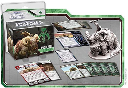 Star Wars Imperial Assault Board Game Bantha Rider VILLAIN PACK | Strategy Game | Battle Game for Adults and Teens | Ages 14+ | 1-5 Players | Avg. Playtime 1-2 Hours | Made by Fantasy Flight Games
