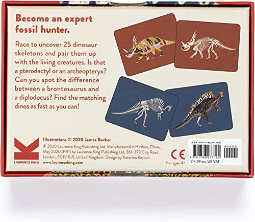 Laurence King Match These Bones: A Dinosaur Memory Game