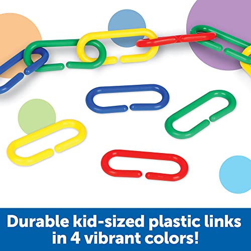Learning Resources Link 'N' Learn Links - 500 Pieces, Ages 3+ Preschool Learning Supplies, Toddler Learning Toys