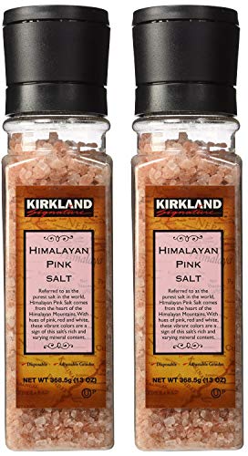 Kirkland Signature Himalayan Pink Salt, 13 Ounce (Pack of 2 )