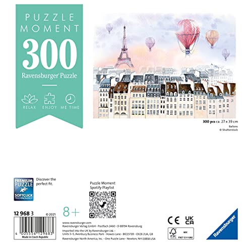Ravensburger Puzzle Moment: Balloons 300 Piece Jigsaw Puzzle for Adults - 12968 -Every Piece is Unique, Softclick Technology Means Pieces Fit Together Perfectly