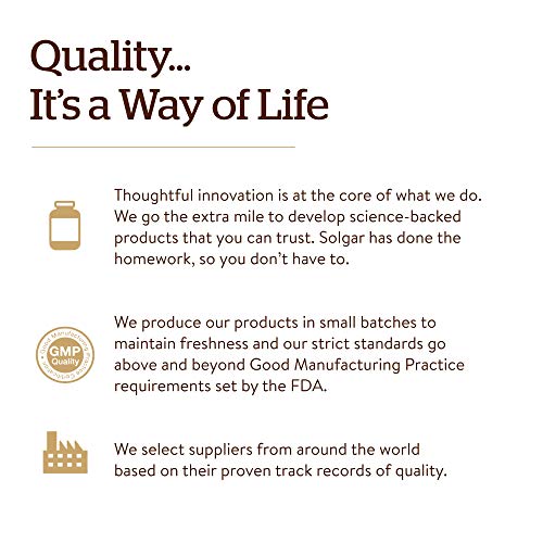 Solgar L-Cysteine 500 mg, 90 Vegetable Capsules - Free Form Amino Acid - Keratin Support for Skin, Hair and Nails - Glutathione Support - Vegan, Gluten Free, Dairy Free, Kosher - 90 Servings