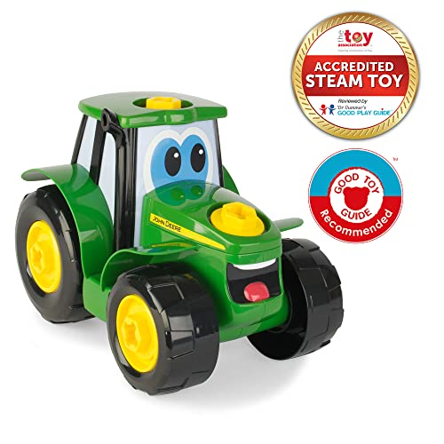 John Deere Build-A-Buddy Tractor Toy and Screwdriver - Farm and Construction Toys - Ages 3 and Up