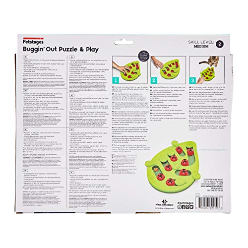 Petstages Nina Ottosson Buggin' Out Puzzle and Play - Interactive Cat Treat Puzzle