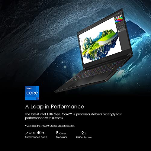 MSI Creator 15 Professional Laptop: 15.6' UHD OLED 4K DCI-P3 100% Display, Intel Core i7-11800H, NVIDIA GeForce RTX 3080, 16GB RAM, 1TB NVME SSD, Thunderbolt 4, Win10 PRO, Black (A11UH-492)