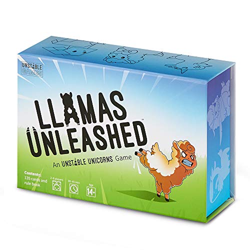 Llamas Unleashed Card Game - from The Creators of Unstable Unicorns - A Strategic Card Game and Party Game for Adults and Teens