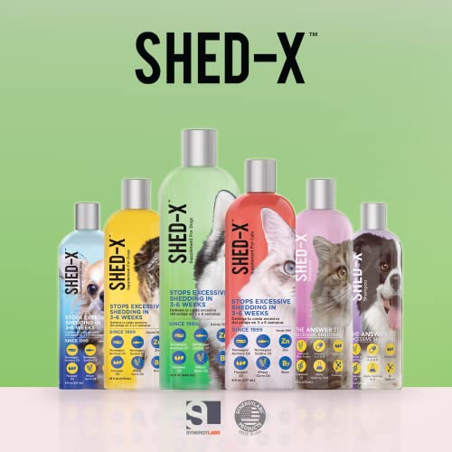 Shed-X Liquid Dog Supplement, 32oz – 100% Natural – Helps Dog Shedding, Fish Oil for Dogs Supports Skin and Coat, Dog Oil for Food with Essential Fatty Acids, Vitamins, and Minerals