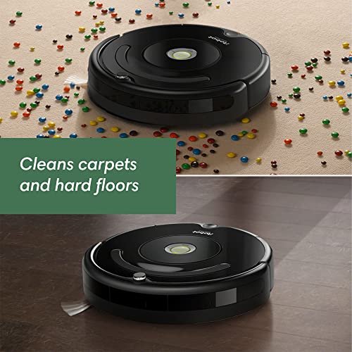 iRobot Roomba 671020 Robot Vacuum with Wi-Fi Connectivity, Works with Alexa, Good for Pet Hair, Carpets, and Hard Floors