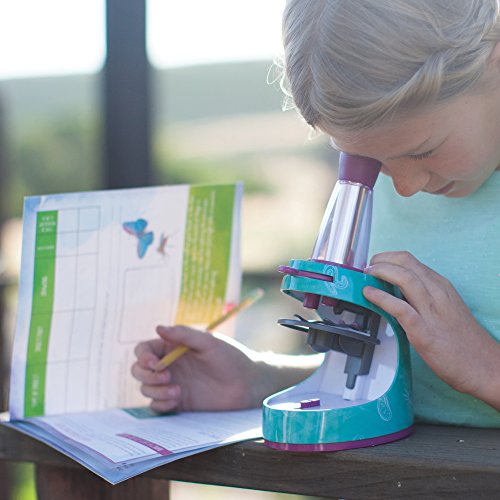Educational Insights Nancy B's Science Club Microscope for Kids, Microscope Kit, Gift for Boys and Girls, Ages 8-12