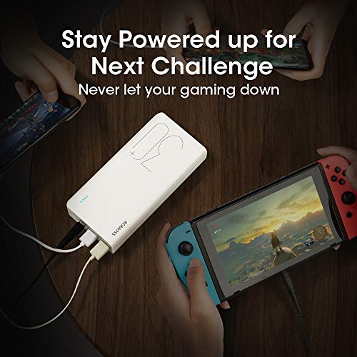 ROMOSS 30000mAh Power Bank Sense 8+, 18W PD USB C Portable Charger with 3 Outputs and 3 Inputs External Battery Pack Cell Phone Charger Battery Compatible with iPhone 13 12, Samsung Galaxy iPad and More