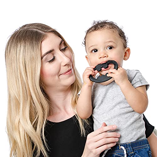 Bumkins DC Comics Silicone Teether - Batman - 3 - 24 Months - 1