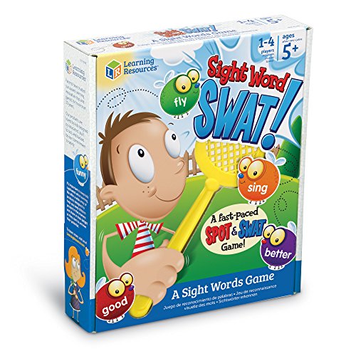 Learning Resources Sight Word Swat ® a Sight Words Game - 114 Pieces, Ages 5+ Educational Games for Kids, Sight Word and Brain Games for Kids, Kindergarten Learning Games
