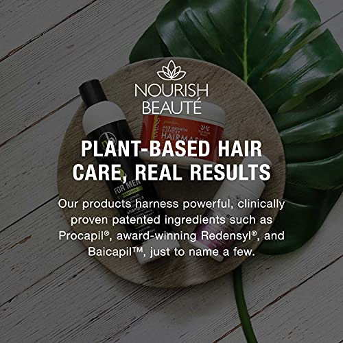 Nourish Beaute Anti Hair Loss, Hair Growth Support Shampoo for Men with Vitamins