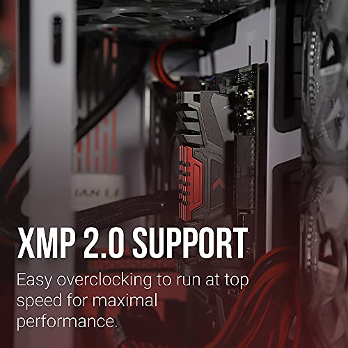 PNY XLR8 Gaming 16GB (2x8GB) DDR4 DRAM 3200MHz (PC4-25600) CL16 1.35V Dual Channel Desktop (DIMM) Memory Kit – MD16GK2D4320016AXR