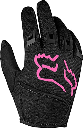 Fox Racing Kids Dirtpaw Glove, Black/Pink, Small