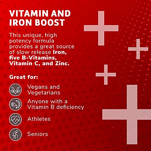Globulo Rojo Iron Supplement - Liquid Dietary Supplement with High Potency Iron and B Vitamins (Vegan), 16 FL OZ (473 mL)
