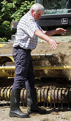 DUNLOP Mens Modern Industrial And Construction Boots, Green, Size 15 Us