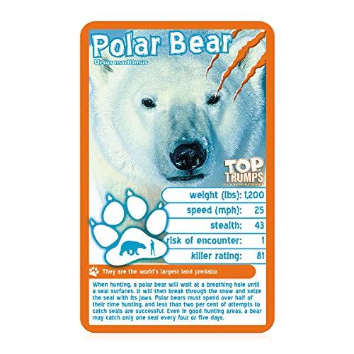 Predators Top Trumps Card Game