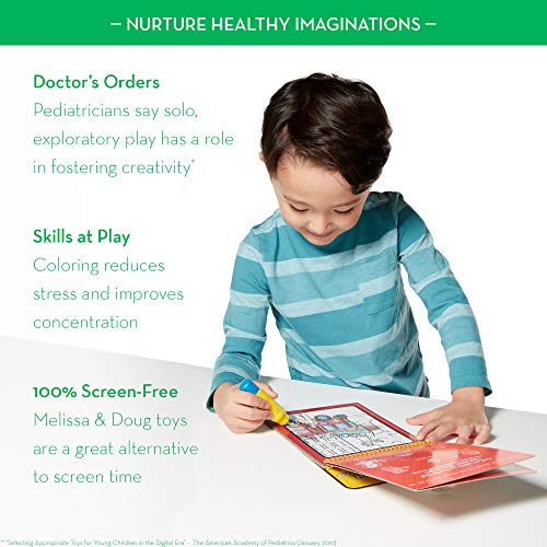 Melissa and Doug On the Go Water Wow! Reusable Water-Reveal Activity Pads, 2-pk, Vehicles, Animals - Party Favors, Stocking Stuffers, Travel Toys For Toddlers, Mess Free Coloring Books For Kids Ages 3+