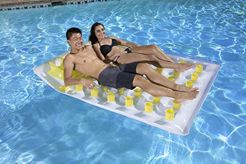 Poolmaster Double French Pocket Swimming Pool Mattress Float Lounge