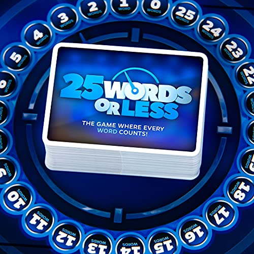 25 Words or Less | Fast-Paced Word Game | Friends and Family Board Game | Based on Popular TV Game Show with Meredith Vieira