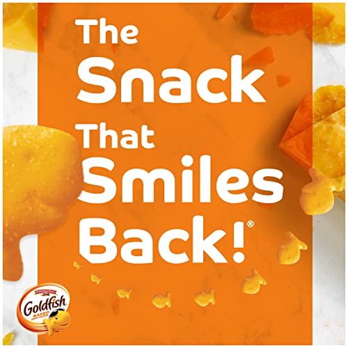 Goldfish Dynamic Duo Colors Crackers, Cheddar And Flavor Blasted Xtra Cheddar Snack Pack, 0.9 Oz, 20-Ct Variety Pack Box