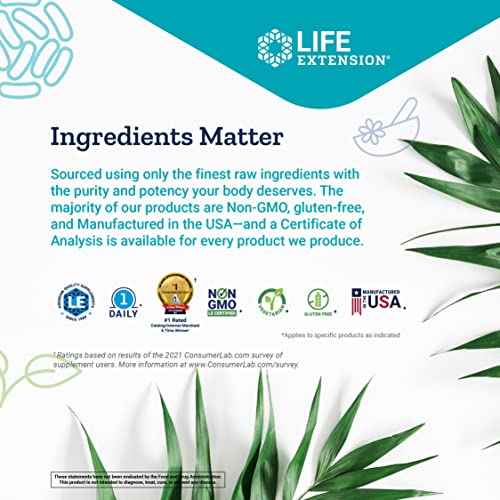 Life Extension Vitamins D and K with Sea-Iodine – Bone, Brain, Thyroid and Arterial Support – Non-GMO, Once Daily, Gluten-Free – 60 Capsules