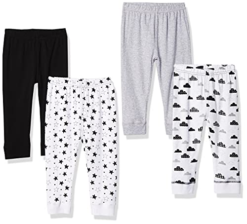 Hudson Baby Unisex Baby Cotton Pants and Leggings Moon And Back, 12-18 Months