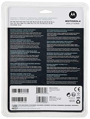 Motorola 53724 Remote Speaker Microphone (Black)