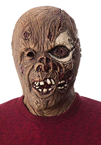 Rubie's mens Friday the 13th Part 7 New Blood Jason Voorhees Deluxe Overhead Costume Mask, Gray, One Size US