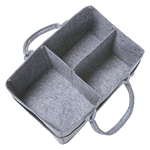 Sammy and Lou Felt Storage Caddy, Gray (103122)