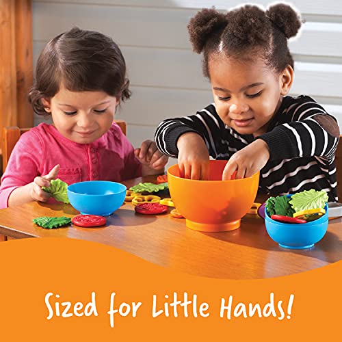 Learning Resources New Sprouts Garden Fresh Salad Set - 38 Pieces, Ages 18+ Months Pretend Play Food, Play Food for Toddlers, Toddler Kitchen Play Toys