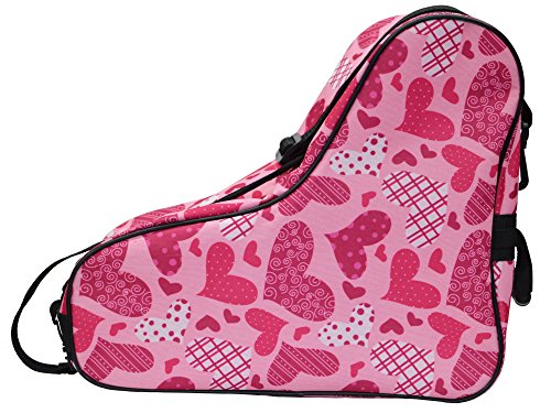 Epic Skates Limited Edition Heart Skate Bag, Pink and White