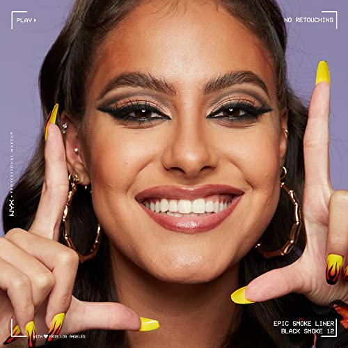 NYX PROFESSIONAL MAKEUP Epic Smoke Liner, Vegan Smokey Eyeliner - Black Smoke (Black)