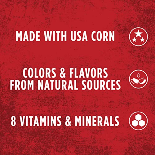 Corn Pops Cold Breakfast Cereal, 8 Vitamins and Minerals, Kids Snacks, Large Size, Original, 8.1lb Case (10 Boxes)