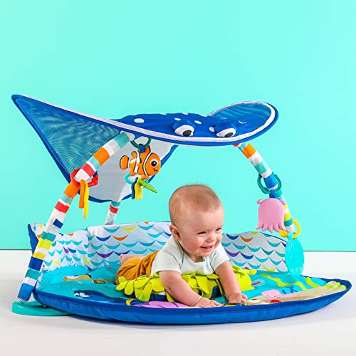 Bright Starts Disney Baby Finding Nemo Mr. Ray Ocean Lights and Music Gym, Ages Newborn +