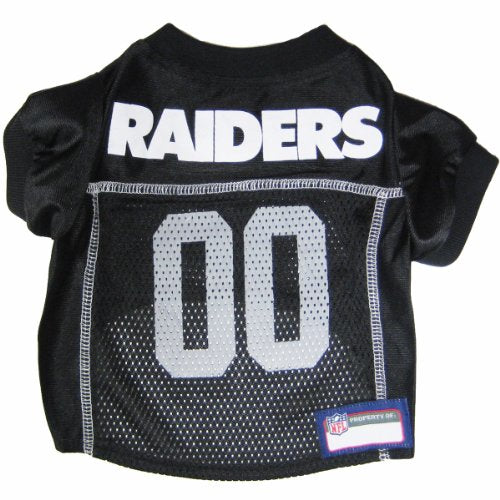 NFL Las Vegas Raiders Dog Jersey, Size: Medium. Best Football Jersey Costume for Dogs and Cats. Licensed Jersey Shirt.