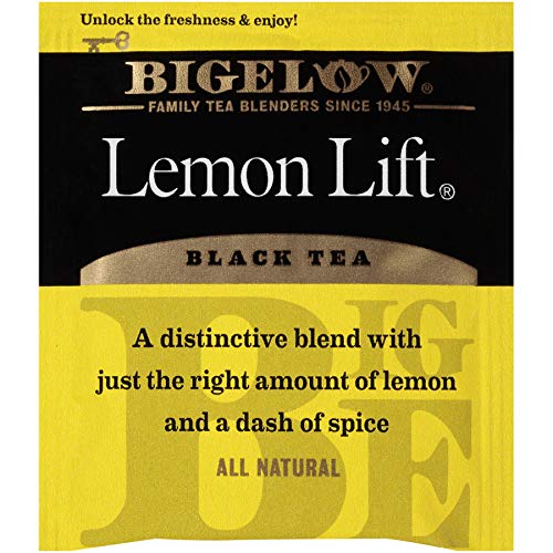 Bigelow Lemon Lift Black Tea, Caffeinated, 20 Count (Pack of 6), 120 Total Tea Bags
