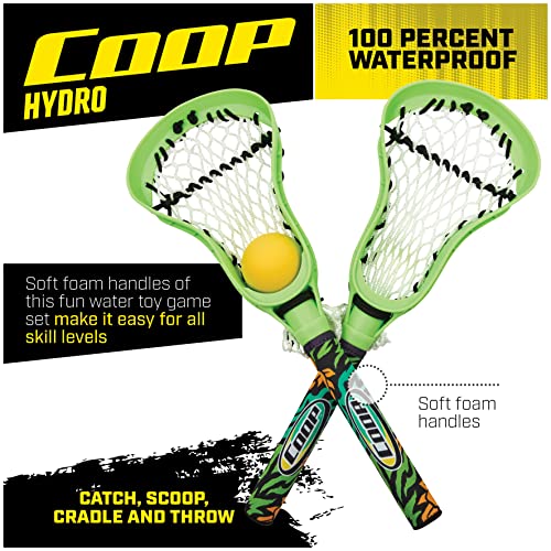COOP Hydro Lacrosse, Green, Outdoor Games For Adults and Kids