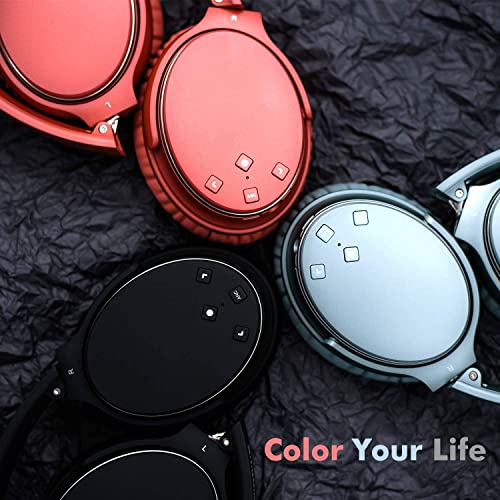 Srhythm NC25 Wireless Headphones Bluetooth 5.3,Lightweight Noise Cancelling Headset Over-Ear with Low Latency,Game Mode