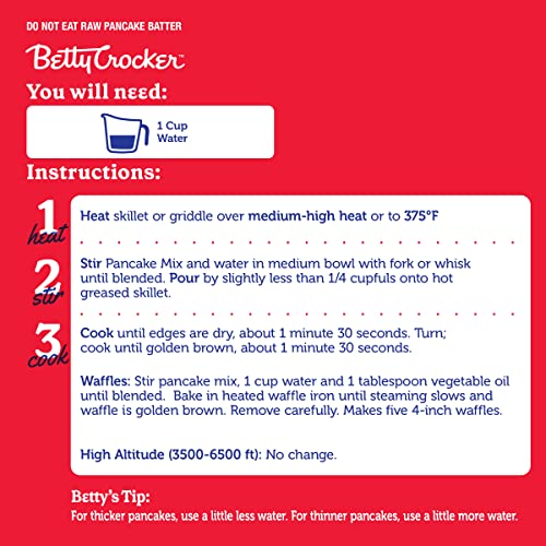 Betty Crocker Buttermilk Pancake Mix 6.75 oz Pouch (Pack of 9)
