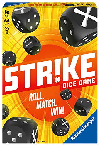 Ravensburger Strike - Classic Dice Game for Kids and Adults - Roll. Match. Win!