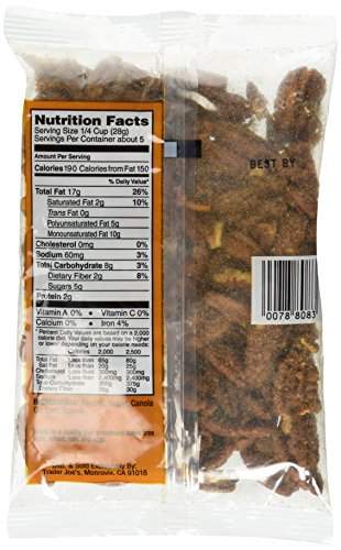 Trader Joe's Sweet and Spicy Pecans, 5 Ounce Bag (Pack of 3)