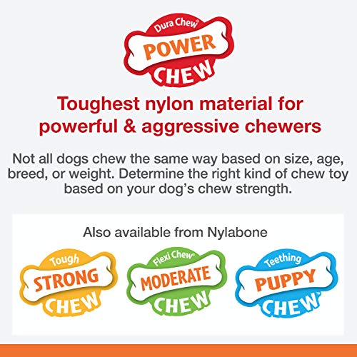 Nylabone Flavor Frenzy Power Chew Triple Pack Chicken, Corn and Ice Cream Sundae Small/Regular (3 Count)