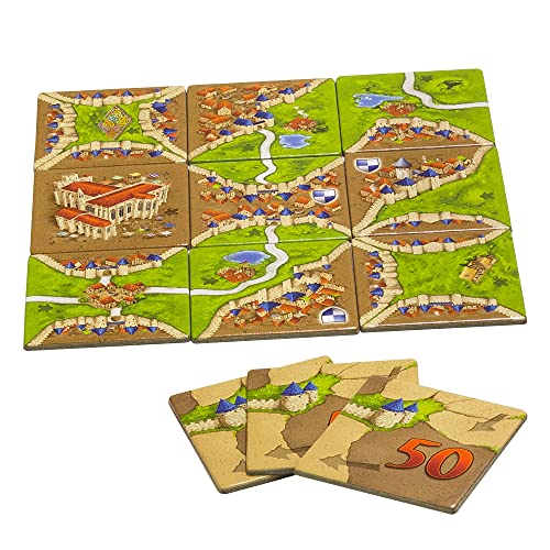 Carcassonne Inns and Cathedrals EXPANSION 1 | Board Game for Adults and Family | Strategy,Medieval Adventure Board Game | 2-6 Players | Made by Z-Man Games