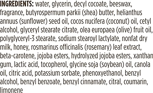 Burt's Bees Hand Cream for Dry Skin, Unscented, Ultimate Care with Baboab Oil, Milk and Honey 6 Ounce (Pack of 3) (Packaging May Vary)