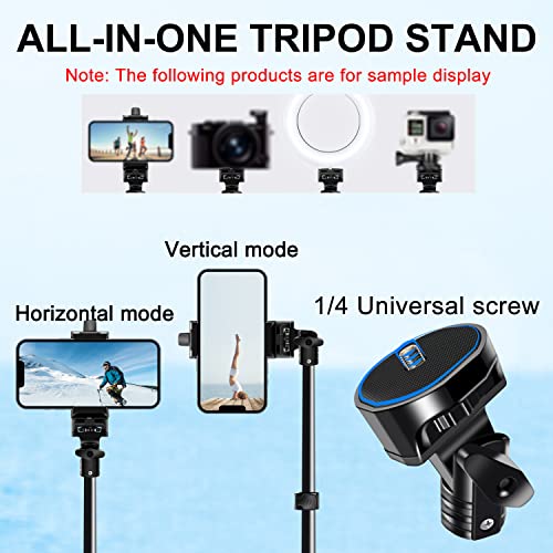 64 Inch Phone Tripod, Selfie Stick Tripod with Wireless Remote, Phone Tripod Stand Group Selfies/Live Streaming/Video Recording Compatible with All Cellphones…
