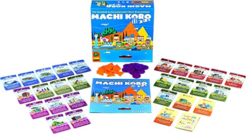 Pandasaurus Games Machi Koro The EXPANSIONS | City Building Strategy Board Game | Fast-Paced Dice Rolling Game for Adults and Kids | Ages 10+ | 2-5 Players | Average Playtime 30-45 Minutes | Made