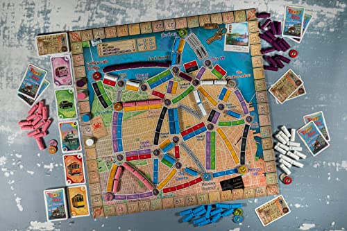 Ticket to Ride San Francisco Board Game | Train Route-Building Strategy Game | Fun Family Game for Kids and Adults | Ages 8+ | 2-4 Players | Average Playtime 10-15 Minutes | Made by Days of Wonder